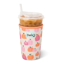 Swig Life Drink Coolies New Sizes!|Pumpkins And Bows Best Seller!^Pumpkins and Bows Medium Iced Cup Coolie