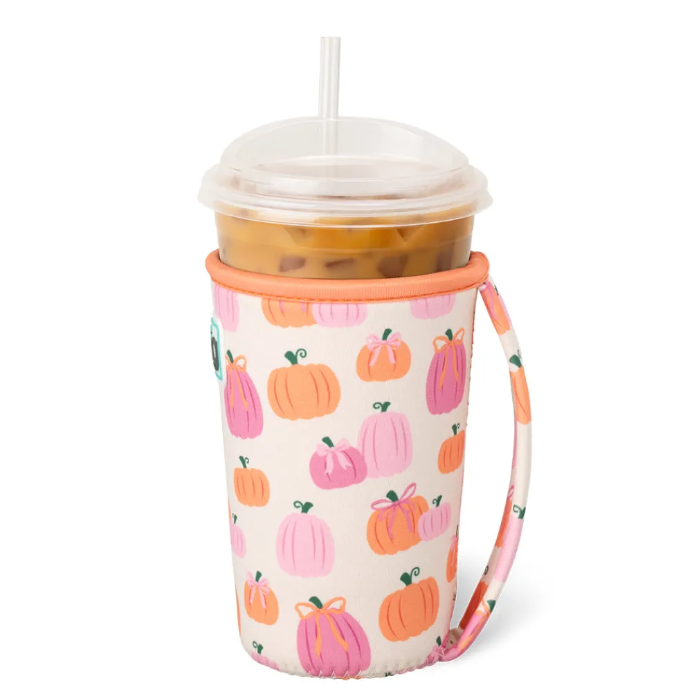 Swig Life Drink Coolies New Sizes!|Pumpkins And Bows Best Seller!^Pumpkins and Bows Medium Iced Cup Coolie