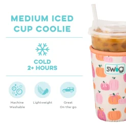 Swig Life Drink Coolies New Sizes!|Pumpkins And Bows Best Seller!^Pumpkins and Bows Medium Iced Cup Coolie