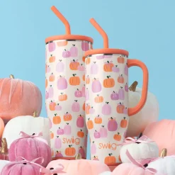 Swig Life Travel Mugs|Mega Mugs^Pumpkins and Bows Mega Mug 30oz