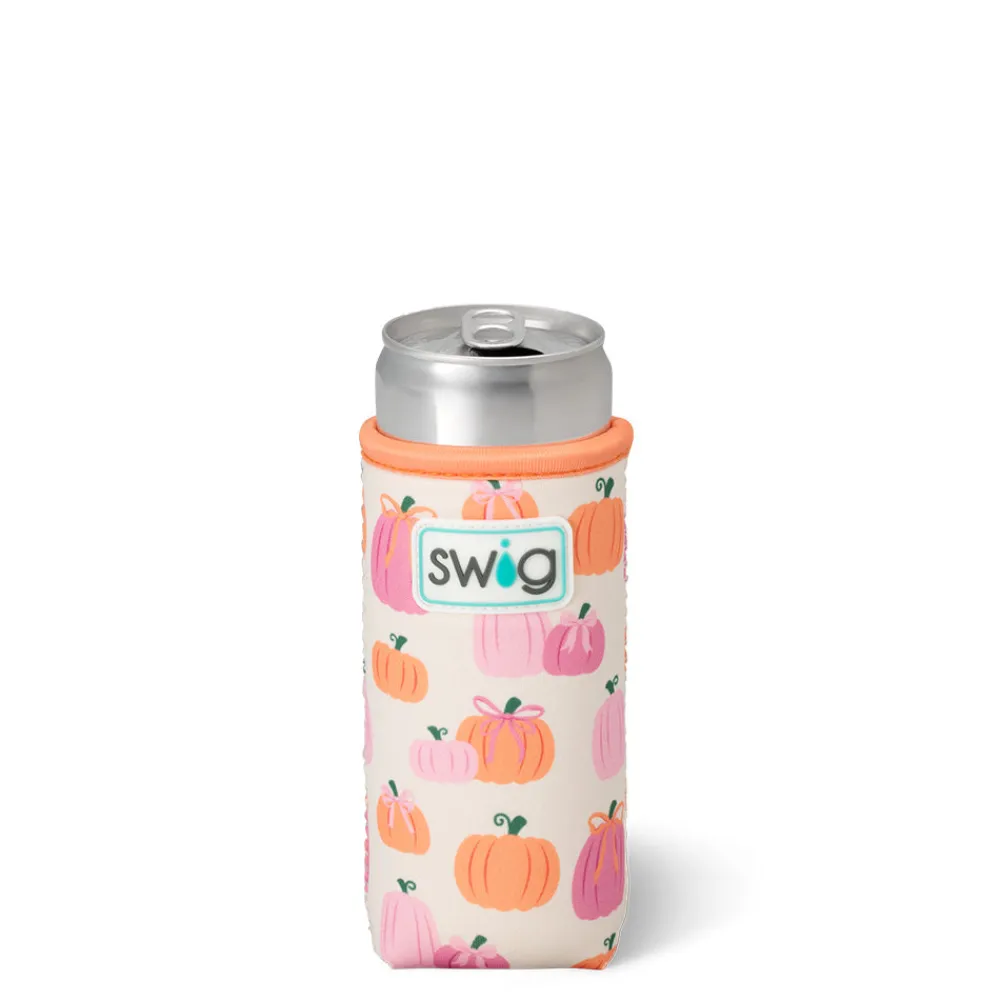 Swig Life Drink Coolies New Sizes!|Pumpkins And Bows Best Seller!^Pumpkins and Bows Slim Can Coolie