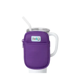 Swig Life Travel Mugs|Drinking Buddies^Purple Mega Mug Pouch