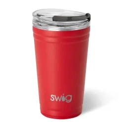 Swig Life Tumblers New Sizes!|Solids^Red 24oz Insulated Party Cup -