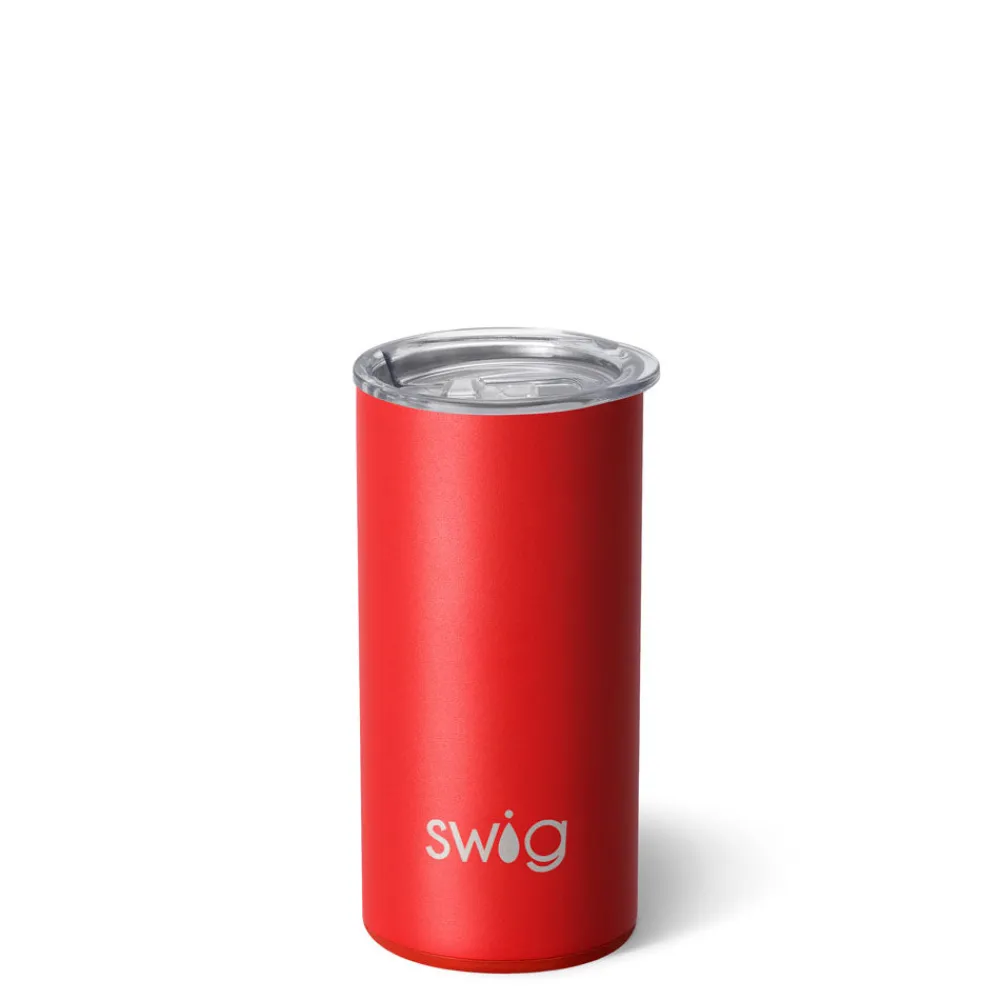 Swig Life Tumblers New Sizes!|Solids^Red Slim Tumbler 12oz