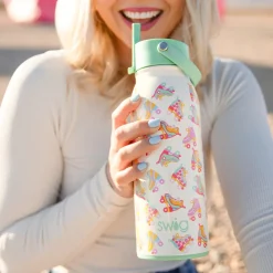 Swig Life Water Bottles|Roller Rink^Roller Rink Flip + Sip Bottle 36oz