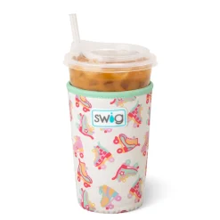 Swig Life Drink Coolies New Sizes!|Roller Rink^Roller Rink Medium Iced Cup Coolie