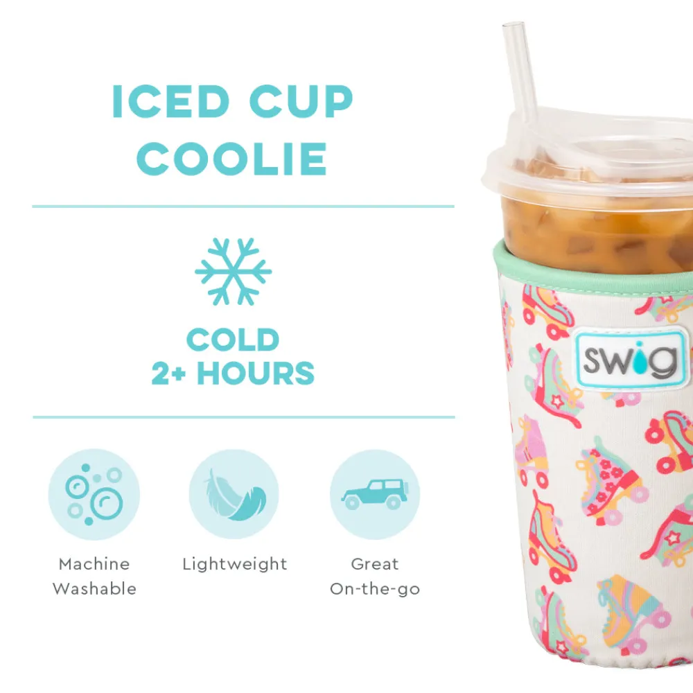 Swig Life Drink Coolies New Sizes!|Roller Rink^Roller Rink Medium Iced Cup Coolie