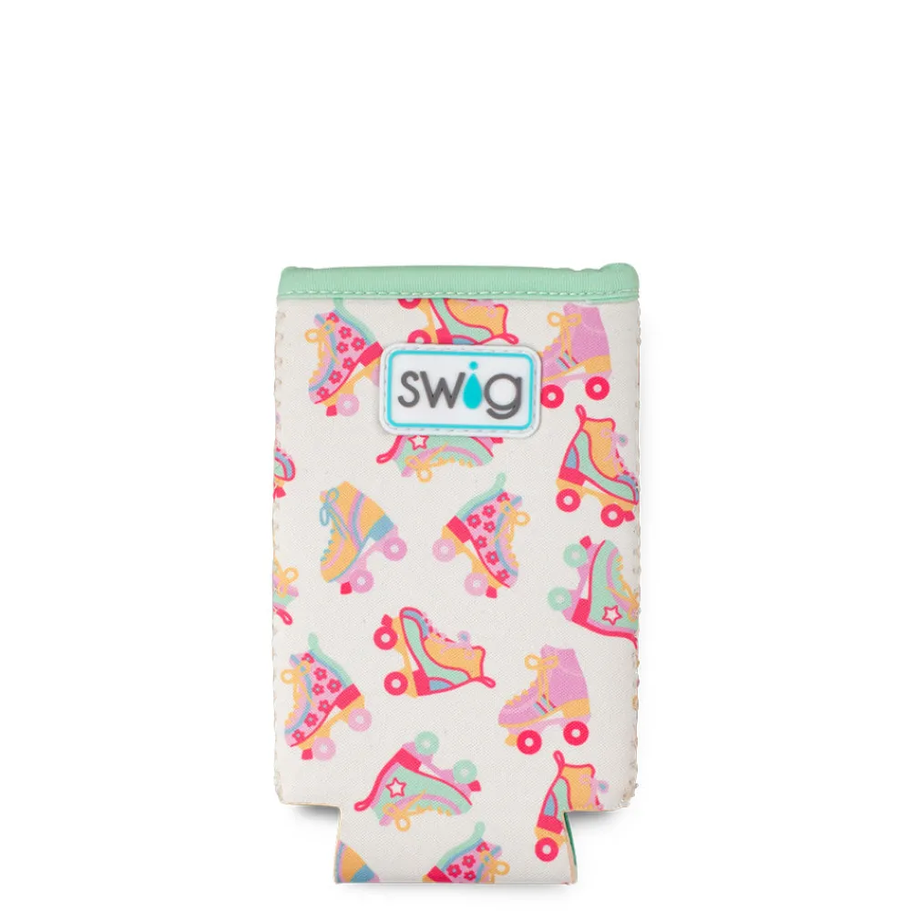 Swig Life Drink Coolies New Sizes!|Roller Rink^Roller Rink Slim Can Coolie