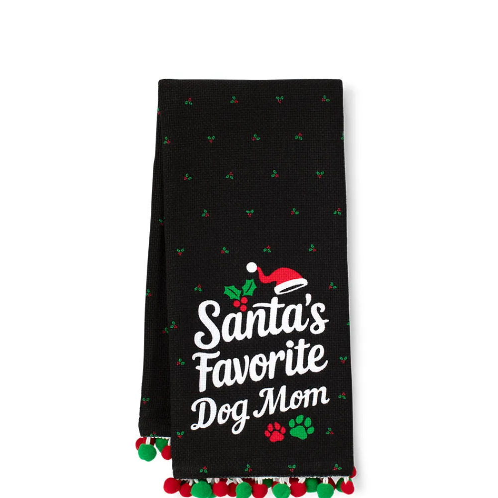 Swig Life Santa's Favorite Dog Mom|Santa's Favorites^Santa's Favorite Dog Mom Tea Towel