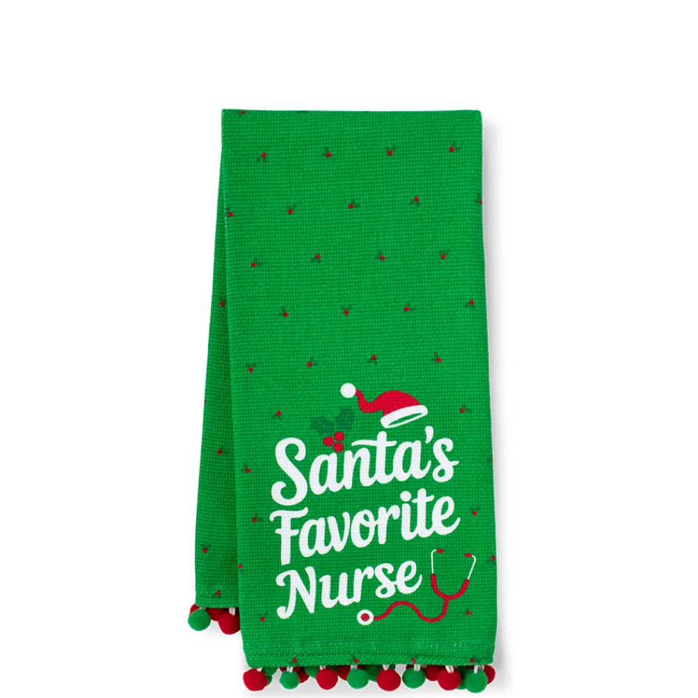 Swig Life Santa's Favorite Nurse|Santa's Favorites^Santa's Favorite Nurse Tea Towel