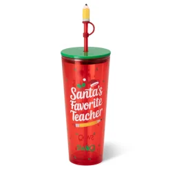 Swig Life Santa's Favorites|Holiday Shop^Santa's Favorite Teacher Plastic Tumbler 24oz