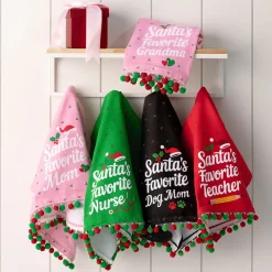 Swig Life Santa's Favorite Teacher|Santa's Favorites^Santa's Favorite Teacher Tea Towel
