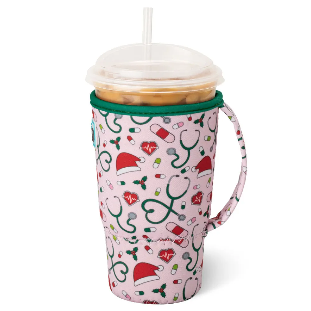 Swig Life Drink Coolies New Sizes!|Santa's Scrubs^Santa's Scrubs Large Iced Cup Coolie