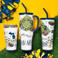 Swig Life Tumblers New Sizes!|Travel Mugs^Saturdays In Ann Arbor, MI 40oz Mega Mug -