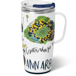 Swig Life Travel Mugs|Gameday^Saturdays in Ann Arbor Travel Mug 22oz