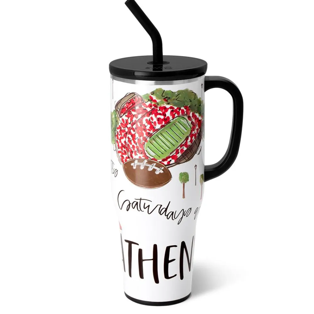 Swig Life Tumblers New Sizes!|Travel Mugs^Saturdays In Athens, GA 40oz Mega Mug -