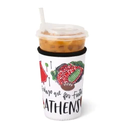Swig Life Drink Coolies New Sizes!|Gameday^Saturdays in Athens Medium Iced Cup Coolie