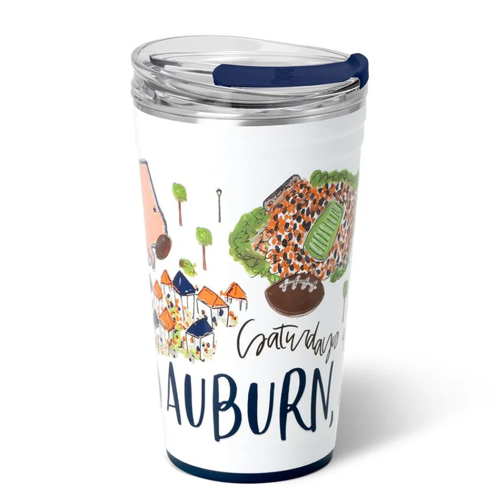 Swig Life Tumblers New Sizes!|Gameday^Saturdays In Auburn, AL 24oz Party Cup -