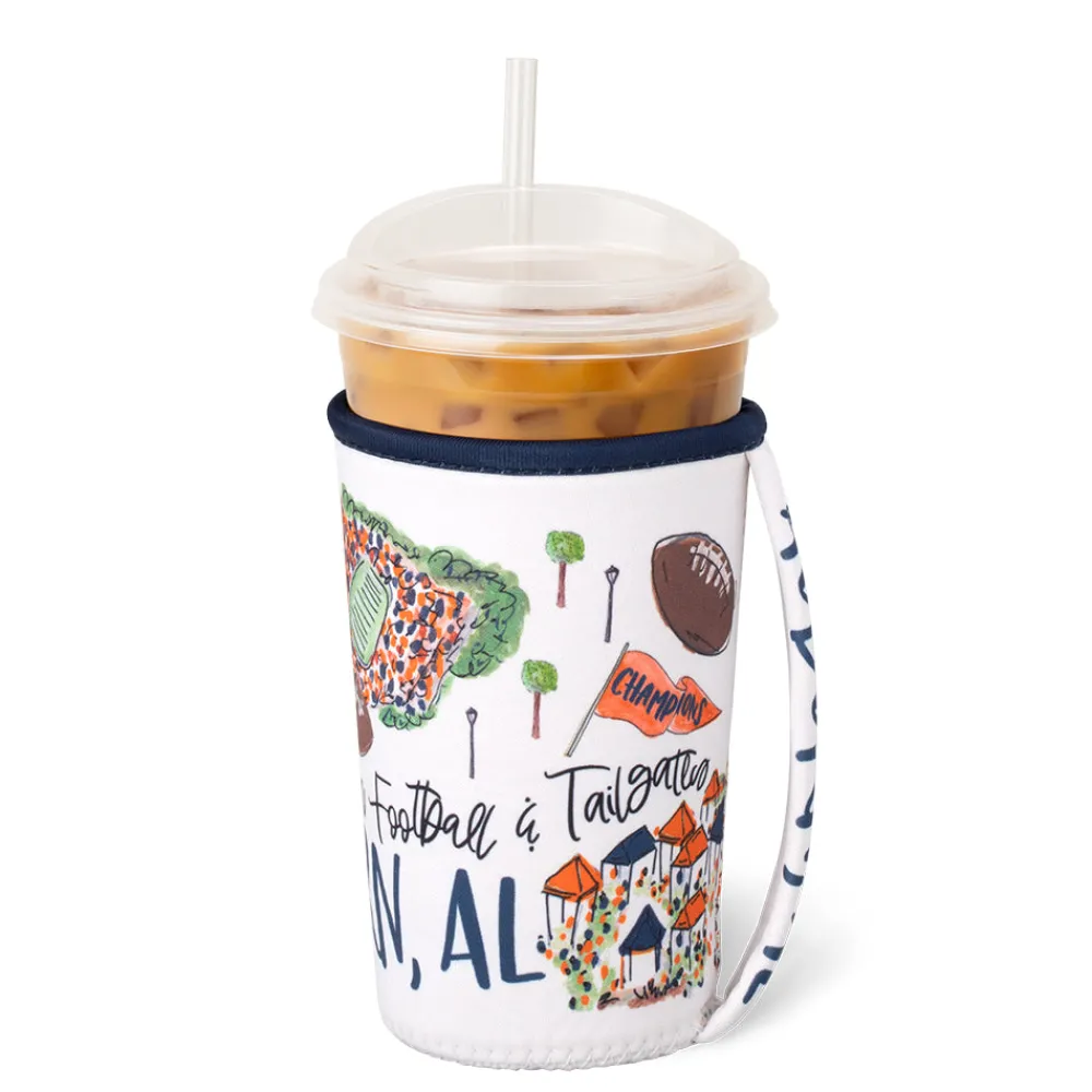 Swig Life Drink Coolies New Sizes!|Gameday^Saturdays in Auburn Medium Iced Cup Coolie