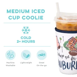 Swig Life Drink Coolies New Sizes!|Gameday^Saturdays in Auburn Medium Iced Cup Coolie