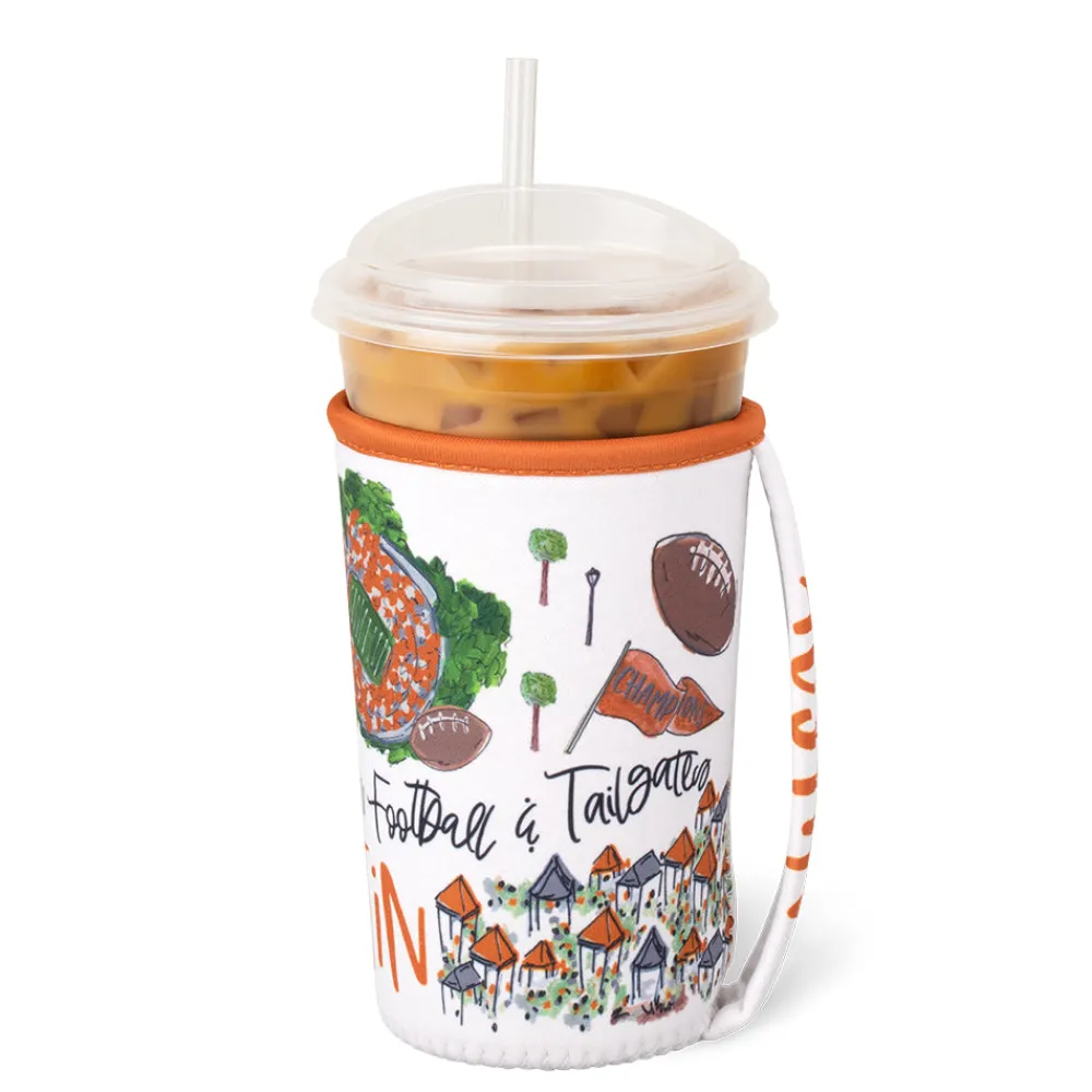 Swig Life Drink Coolies New Sizes!|Gameday^Saturdays in Austin Medium Iced Cup Coolie