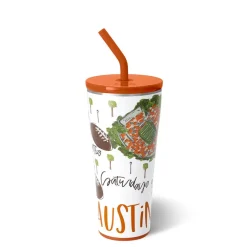 Swig Life Tumblers New Sizes!|Gameday^Saturdays In Austin, TX 32oz Straw Tumbler -
