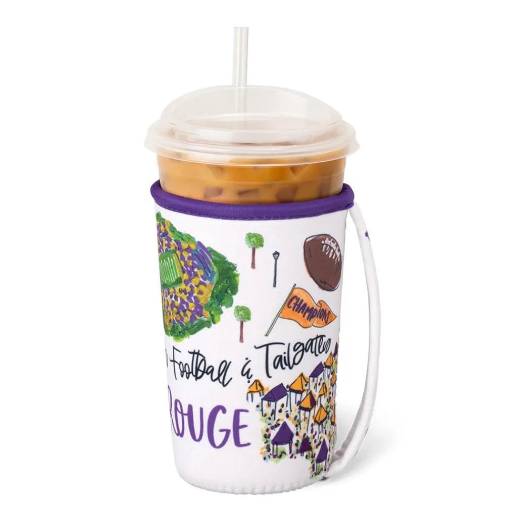 Swig Life Drink Coolies New Sizes!|Gameday^Saturdays in Baton Rouge Medium Iced Cup Coolie