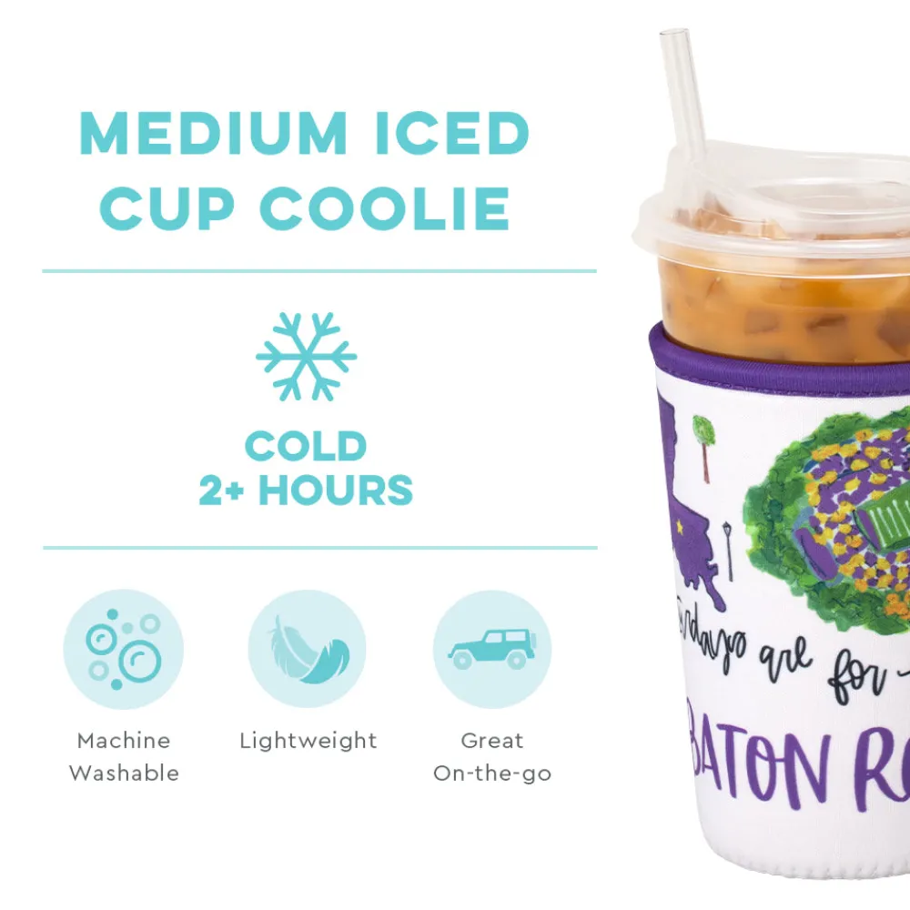 Swig Life Drink Coolies New Sizes!|Gameday^Saturdays in Baton Rouge Medium Iced Cup Coolie