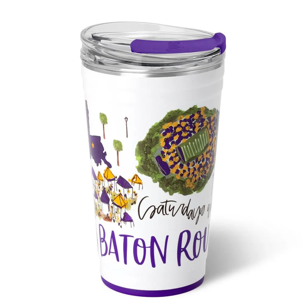 Swig Life Tumblers New Sizes!|Gameday^Saturdays In Baton Rouge, LA 24oz Party Cup -