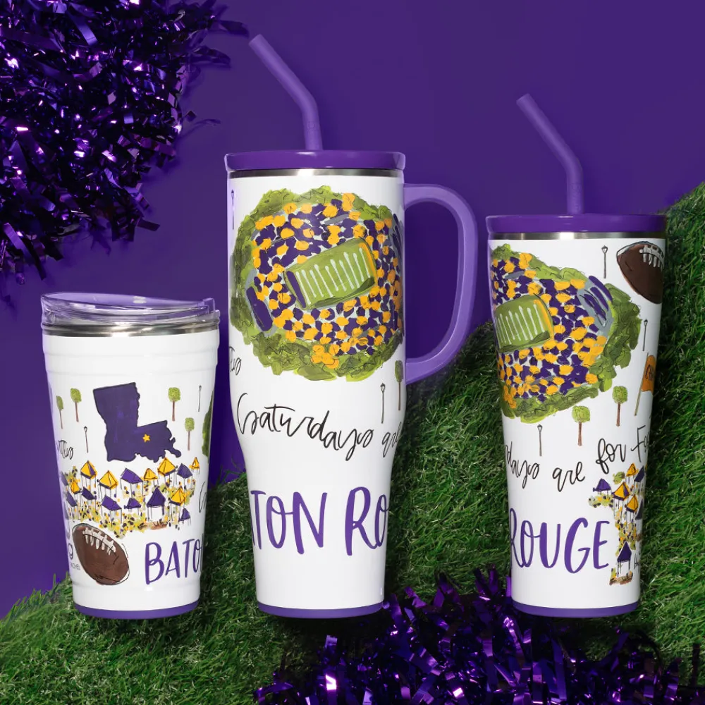 Swig Life Tumblers New Sizes!|Gameday^Saturdays In Baton Rouge, LA 24oz Party Cup -