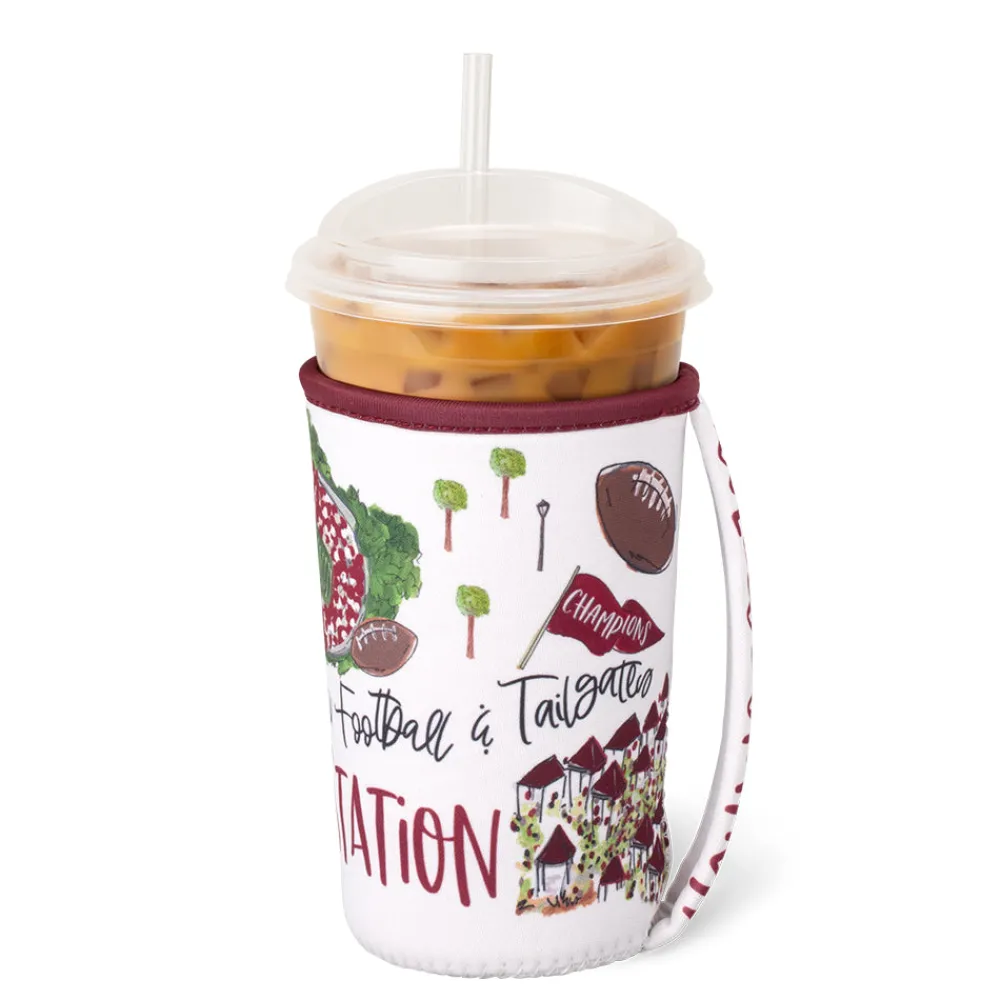 Swig Life Drink Coolies New Sizes!|Gameday^Saturdays in College Station Medium Iced Cup Coolie