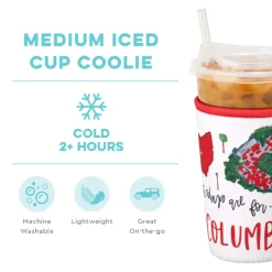 Swig Life Drink Coolies New Sizes!|Gameday^Saturdays in Columbus Medium Iced Cup Coolie