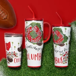 Swig Life Tumblers New Sizes!|Gameday^Saturdays In Columbus, OH 32oz Straw Tumbler -