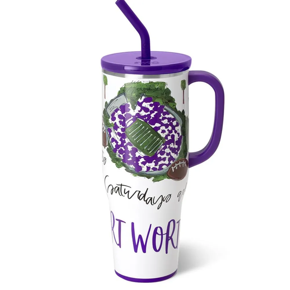 Swig Life Tumblers New Sizes!|Travel Mugs^Saturdays In Fort Worth, TX 40oz Mega Mug -