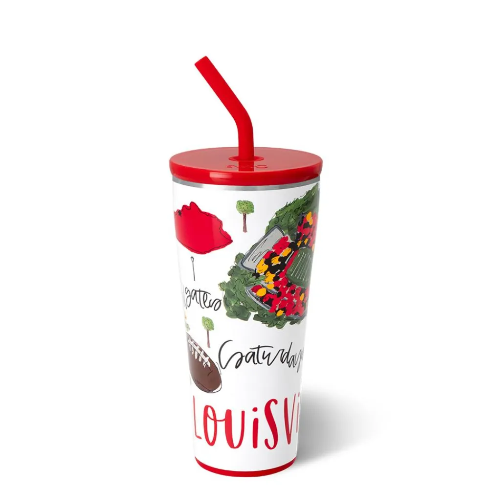 Swig Life Tumblers New Sizes!|Gameday^Saturdays In Louisville, KY 32oz Straw Tumbler -