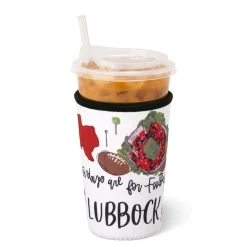 Swig Life Drink Coolies New Sizes!|Gameday^Saturdays in Lubbock Medium Iced Cup Coolie