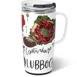 Swig Life Travel Mugs|Gameday^Saturdays in Lubbock Travel Mug 22oz