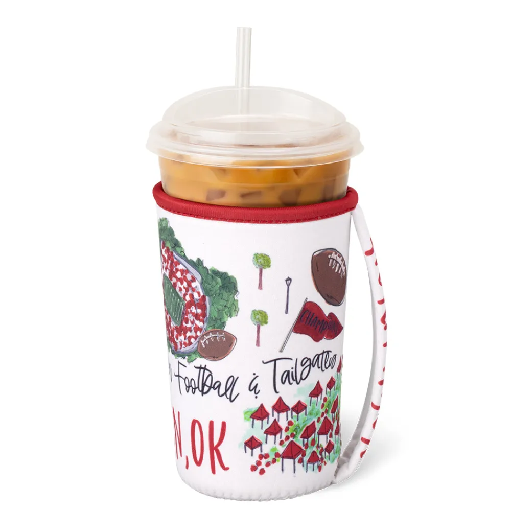 Swig Life Drink Coolies New Sizes!|Gameday^Saturdays in Norman Medium Iced Cup Coolie
