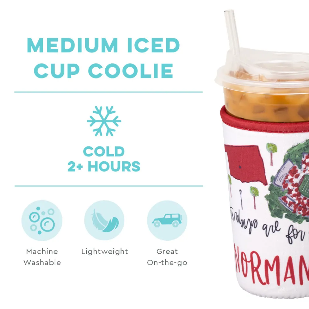 Swig Life Drink Coolies New Sizes!|Gameday^Saturdays in Norman Medium Iced Cup Coolie