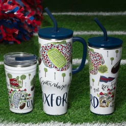 Swig Life Tumblers New Sizes!|Gameday^Saturdays In Oxford, MS 32oz Straw Tumbler -