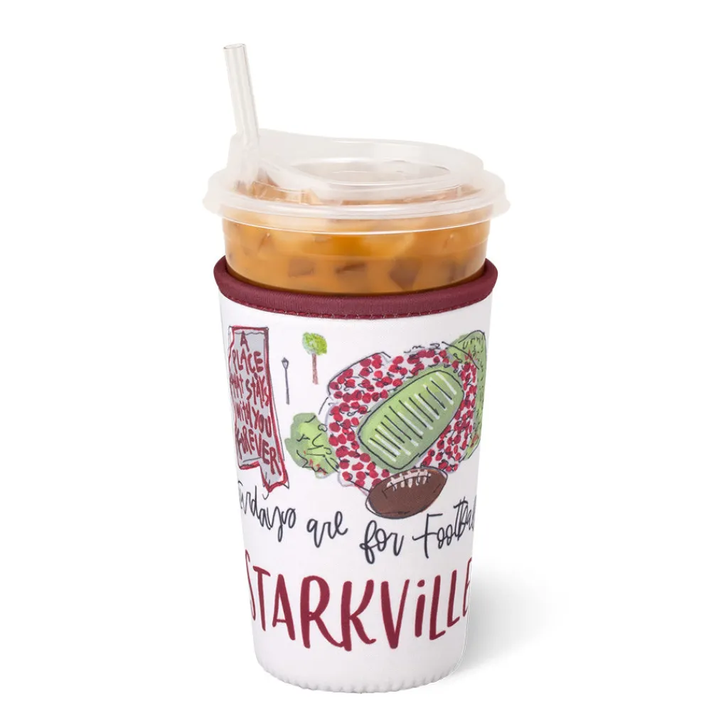 Swig Life Drink Coolies New Sizes!|Gameday^Saturdays in Starkville Medium Iced Cup Coolie