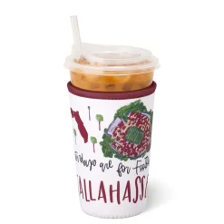 Swig Life Drink Coolies New Sizes!|Gameday^Saturdays in Tallahassee Medium Iced Cup Coolie