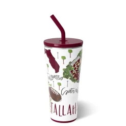 Swig Life Tumblers New Sizes!|Gameday^Saturdays In Tallahassee, FL 32oz Straw Tumbler -
