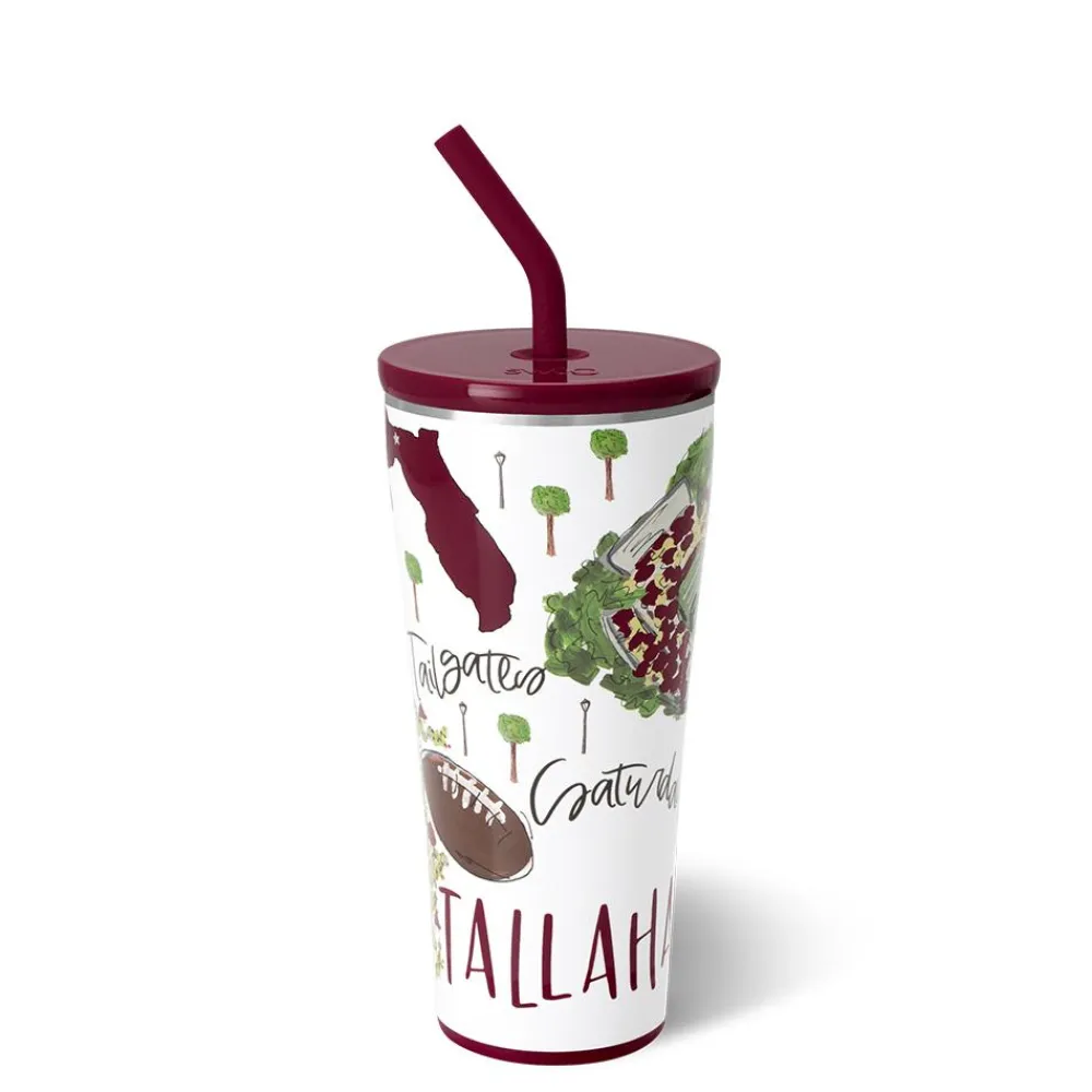 Swig Life Tumblers New Sizes!|Gameday^Saturdays In Tallahassee, FL 32oz Straw Tumbler -