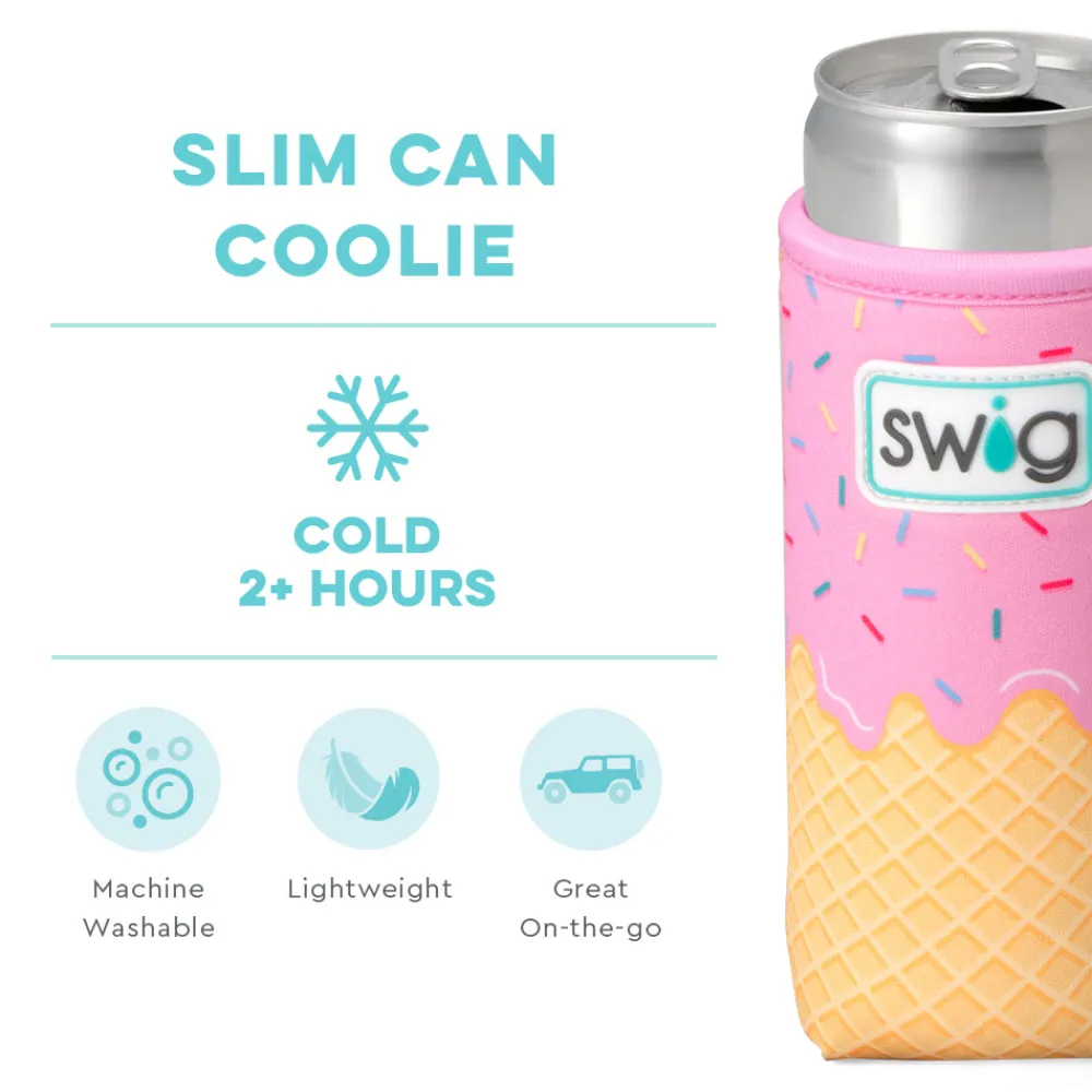 Swig Life Drink Coolies New Sizes!|Scoop There It Is^Scoop There It Is Slim Can Coolie