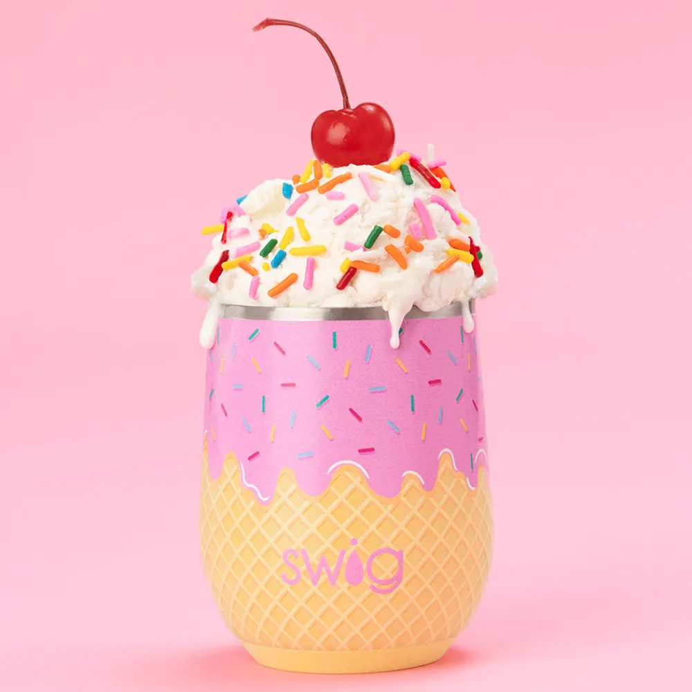 Swig Life Wine + Cocktails|Scoop There It Is^Scoop There It Is Stemless Wine 12oz
