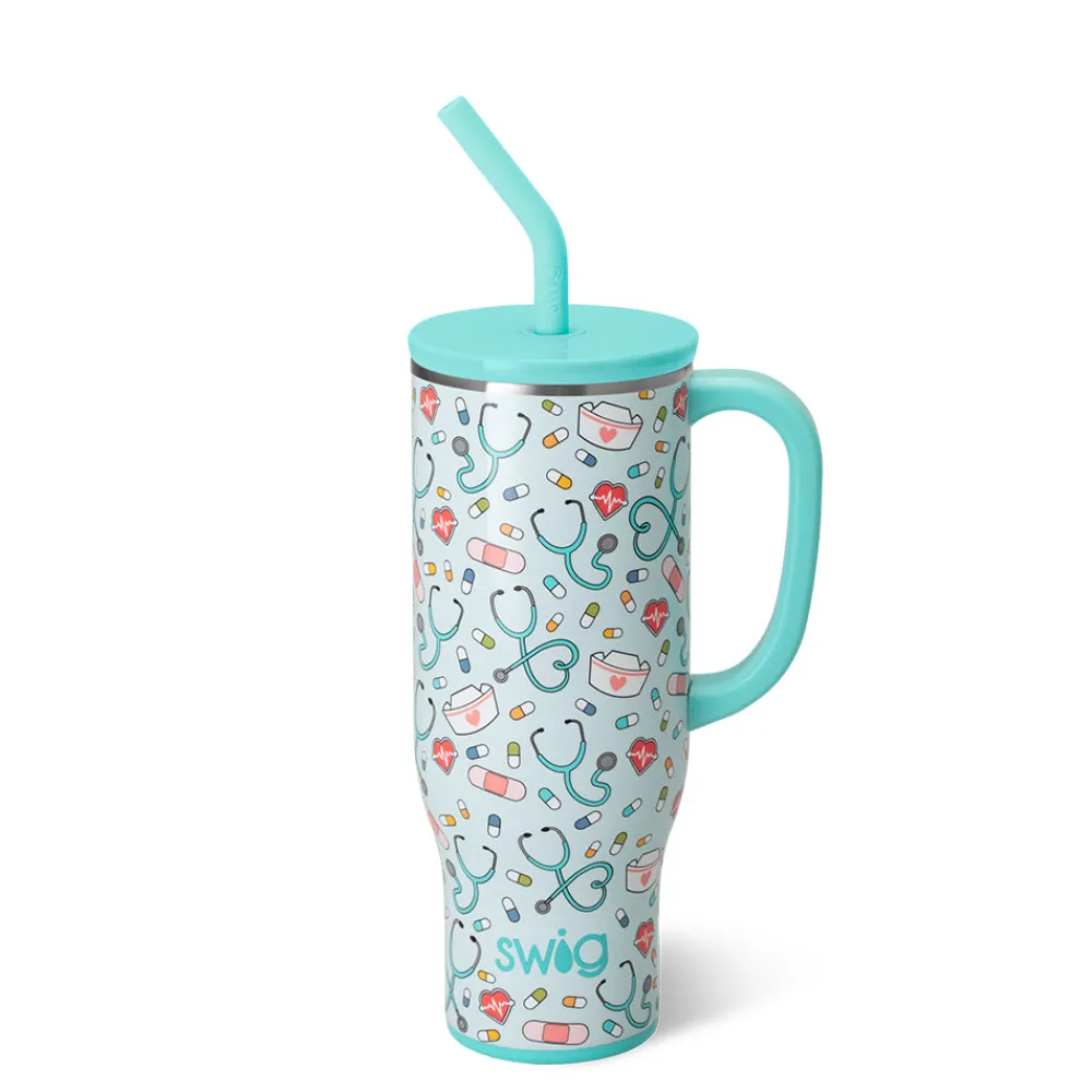 Swig Life Tumblers New Sizes!|Travel Mugs^Scrub Life Mega Mug 30oz
