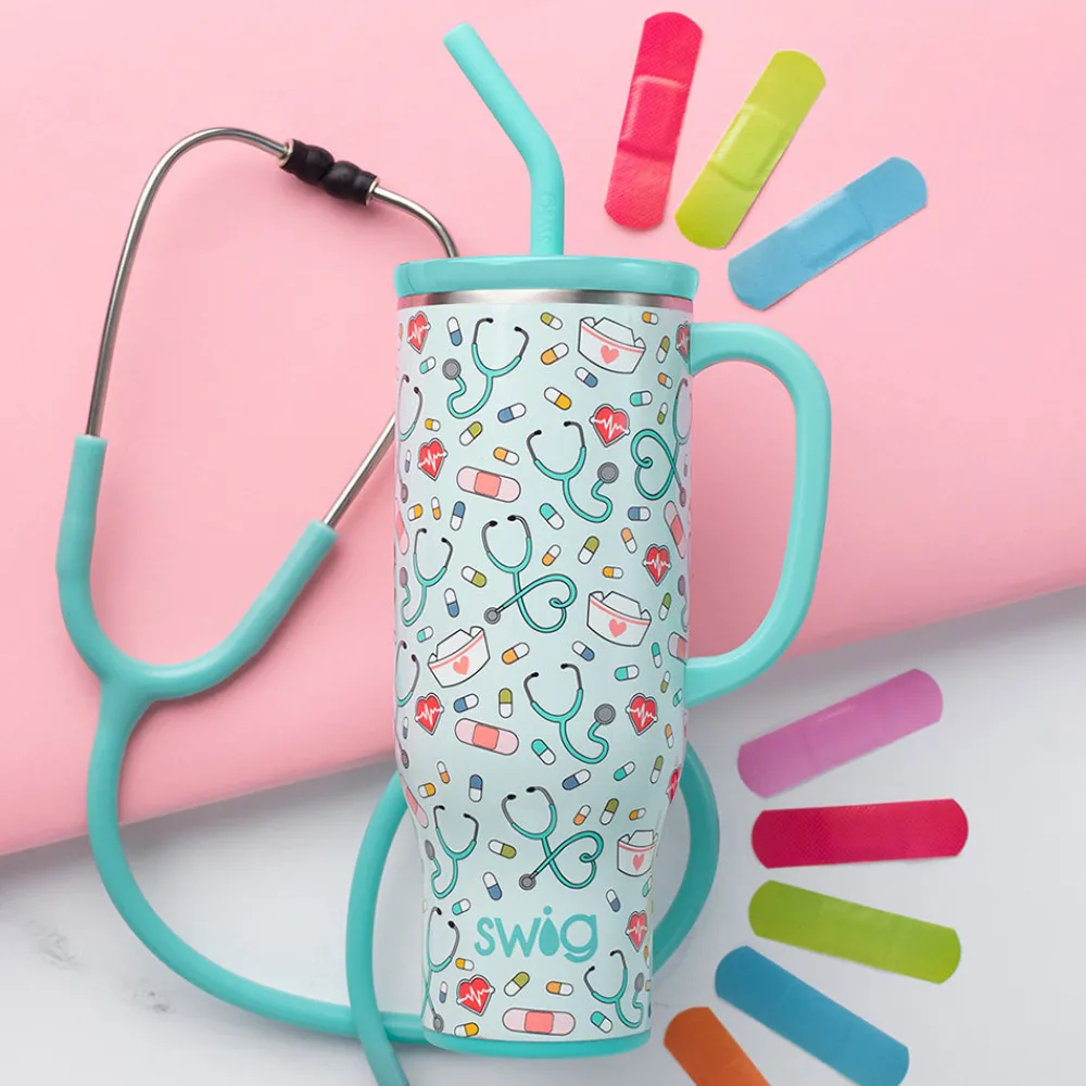 Swig Life Tumblers New Sizes!|Travel Mugs^Scrub Life Mega Mug 30oz