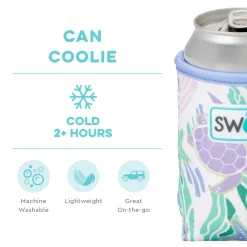 Swig Life Drink Coolies New Sizes!|Sea Swirl^Sea Swirl Can Coolie