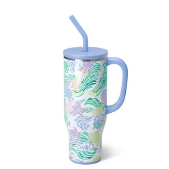 Swig Life Tumblers New Sizes!|Travel Mugs^Sea Swirl Mega Mug 30oz